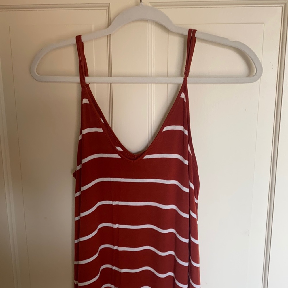 Striped maxi dress